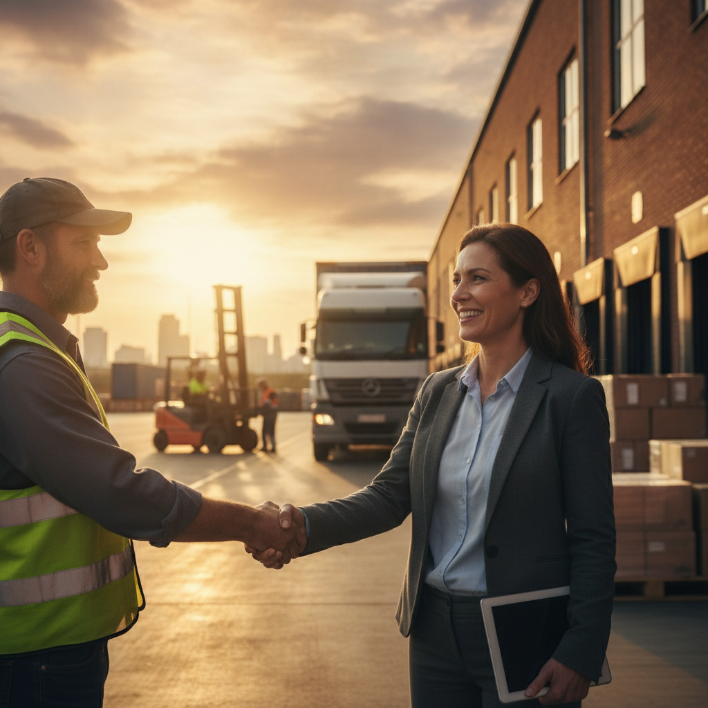 Business handshake for general liability coverage